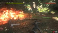 Katon is a fire-breathing attack, that can hurt if you get caught in it.