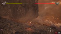 Straight Punch will normally hit the edge of the platform.