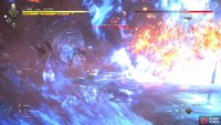 The fireball will explode after a few seconds, upon hitting the ground.