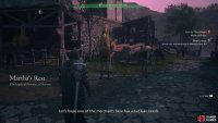 When you arrive at !Martha’s Rest the Traveling Merchant will be right in front of you.
