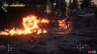 The !Bomb King only has a few attacks with its favorite being Coronation.