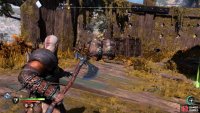 You’ll need to fire Atreus’ Sonic Arrows at the barrels to destroy them.