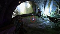 The first Artefact can be found on the balcony near the top of the large spiral stairs near the beginning of the game. As you enter the new area, look to the wall on your right, where you’ll see a gap. Go through the gap, and grapple above to find the Art