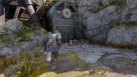 You will see the treasure map just to your left here.