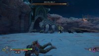 You’ll need to dodge away from the scales at the last second to avoid being hit.