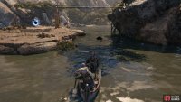 You will find the treasure map on the island near the Yggdrasil Rift.