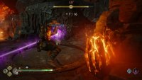 Use the Blades of Chaos or Draupnir Spear to get through the Frost elemental shield.