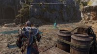 You can interact with the Berserker Gravestone once you have the Hilt of Skofnung.