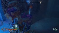 You need to hit the twilight stone here to break the hive structure, exposing the wall to climb.