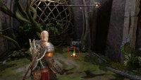 The first lore can be found in front of the southern wall in the same place of the legendary chest, and the first raven.