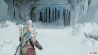 Search the northeastern end of Tyr’s Temple to find an icicle-draped doorway,