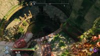 Drop down into this pit to find yourself trapped in a cage