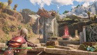 You’ll need to get rid of the dragon before you can interact with anything