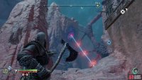 Use the Leviathan Axe to clear some hive from the canyon,