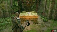 You can now return to Noatun’s Garden and enter the previously-sealed building to loot the Legendary Chest.