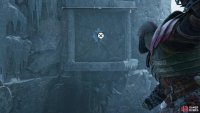 Drop down and you can smash through a fragile section of wall.