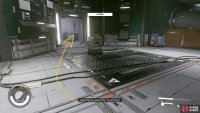 Then sneak past the cleaning bot to the other hallway. 