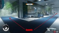 There are two guards who patrol this route (when they’re not buggy).