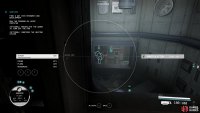 Manipulate the guard across the room to turn off the fans.