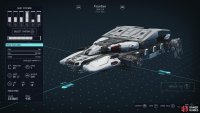 Your Ship Systems are prominently displayed on the top left of the screen, showing the max power draw of each subsytem.