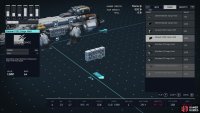 To increase your ship’s storage, select the desired cargo hold module,