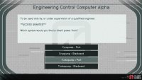 On the left terminal, choose Turbopump Port first.