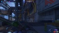 and then follow it around to the left to reach the loading bay entrance.