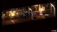 Return to the S.S. Zelbess and visit the dining area.