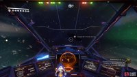 You can identify damaged Frigates in your fleet by flying near them and looking for this red icon.
