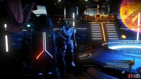 Speak with the navigator on the bridge to see a list of available expeditions.