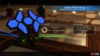 The Solar Panel is a much more efficient method of generating power, requiring no materials to fuel.