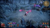 Chaos Volley: Morian will unleash three chaos orbs at once in your direction.