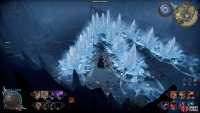 Frost Shockwave: Three shockwaves of ice will travel in your direction. Back away and stand in between the shockwaves.