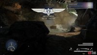 With the death by explosion comes your reward, a nice bayonet for your new rifle.