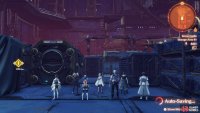 You’ll begin at the lower level of the hangar.