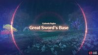 The area around the great sword is quite magical.