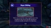 After recruiting Juniper, you will obtain the Rope Sliding skill.