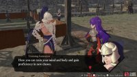 after which you’ll need to visit the Armorer, Item Shopkeeper and the Training Instructor.