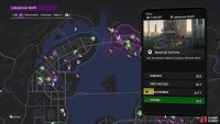 The location of the “Oversized Bullet” collectible on the map.