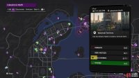 The location of the “Campfire Silhouette” collectible on the map.