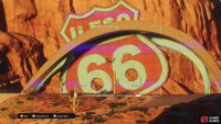 Take a picture of the “Route 66 Sign” collectible to obtain it.
