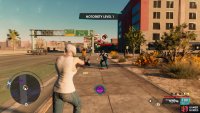 While difficult, it’s possible to kill your way to lower Notoriety - just damage enemies as they call for reinforcements.
