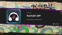 The Playlist App will unlock once the aforementioned Mission is complete.
