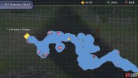 then go through one more area to the north to reach this area where the monster lurks.
