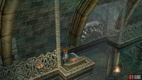 Activate the first switch to lower some walkways