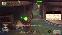 Click the entrance buttons to open doors.