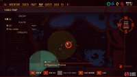 The location of the mysterious machine, northeast of where you spawn initially.
