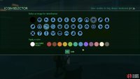 You can select from a set number of icons an colors to customize the trail marker.