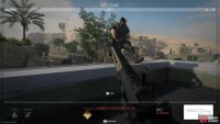 The Kill Cam fires up when you have just taken a lethal hit, in this case from this guy camping on the roof.