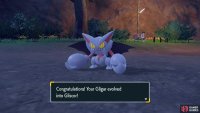 Use an XP Candy or win a Pokémon battle to level up Gligar at nighttime, evolving it into Gliscor.